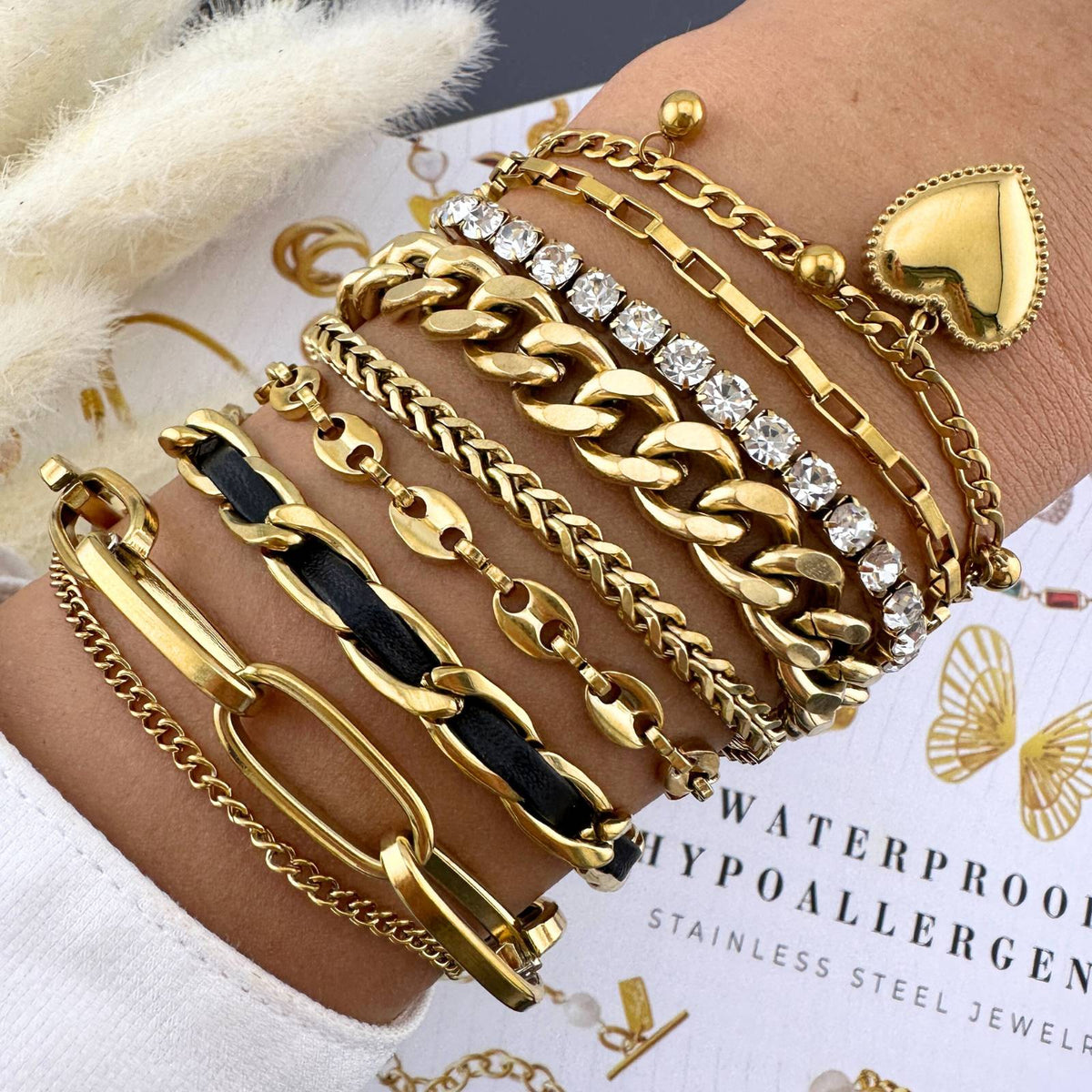 Gold Tennis Bracelet