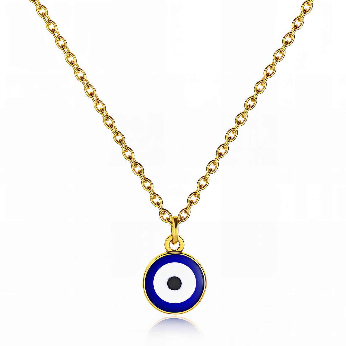 Radiant Evil Eye Pendant Necklace