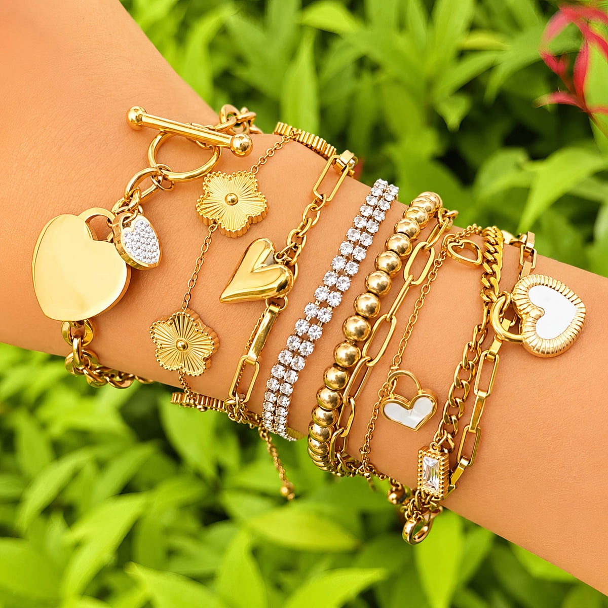 Heart Toggle Bracelet