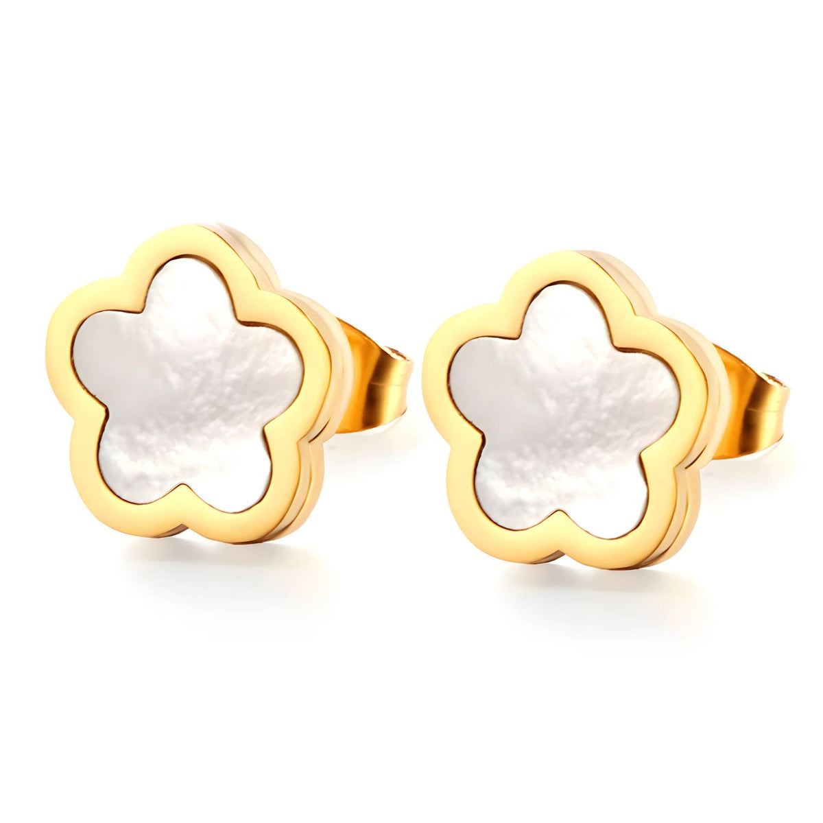 White Clover Earrings